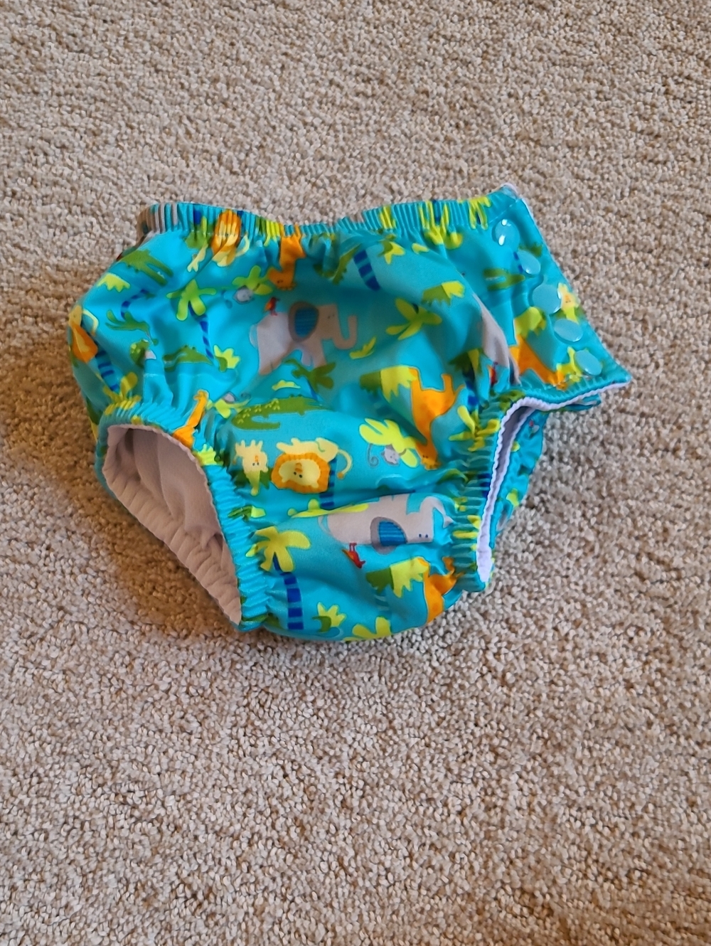 i play. Aqua Jungle Print Swim Diaper Cover